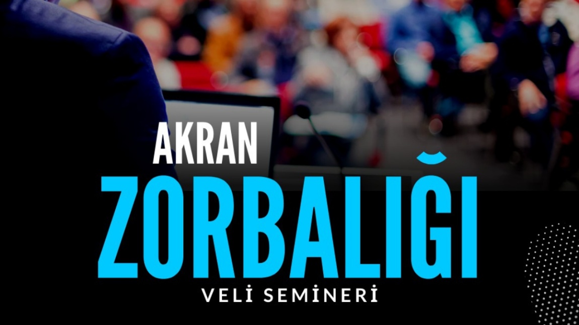 Akran Zorbalığına Karşı Bilinçleniyoruz